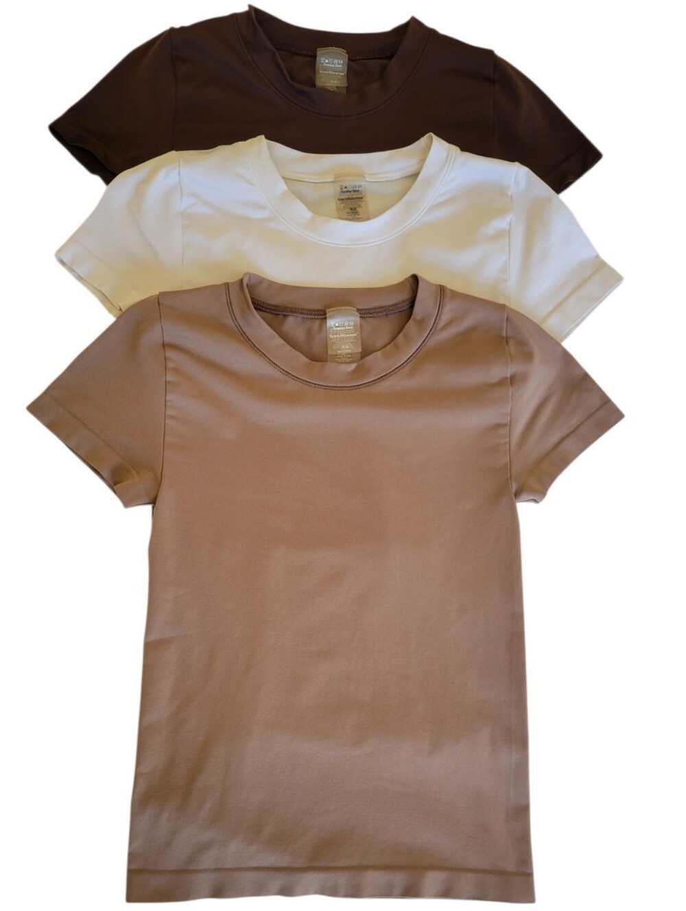 3 Sunday Best Aritzia Sinch Seamless Short Sleeve Athleisure T Shirts Size XS